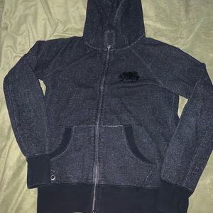 Small black roots hoodie